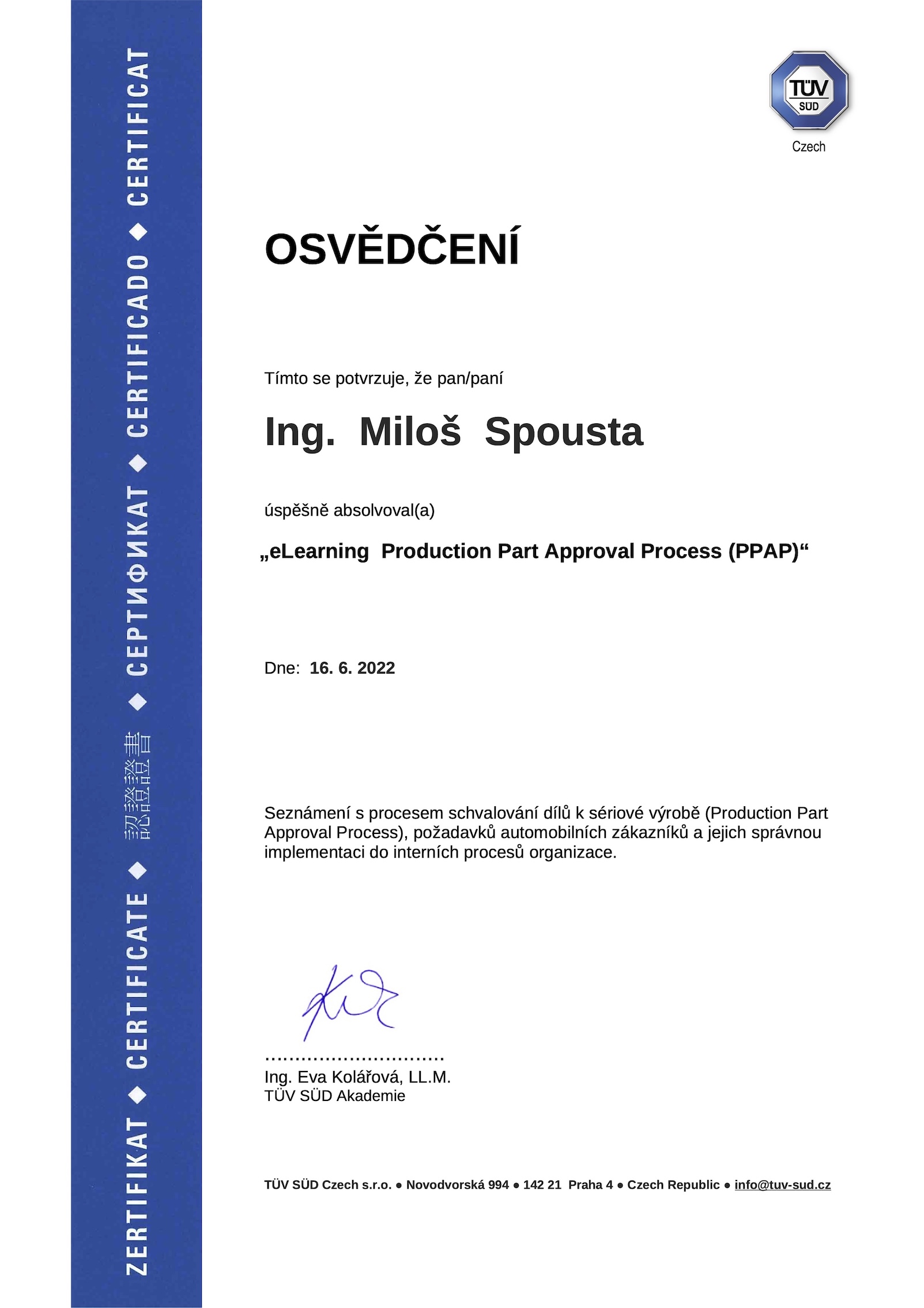 Certificate Image